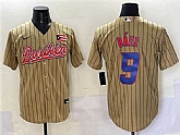 Men's Puerto Rico #9 Javier Baez Tan 2023 World Baseball Classic Stitched Jersey,baseball caps,new era cap wholesale,wholesale hats
